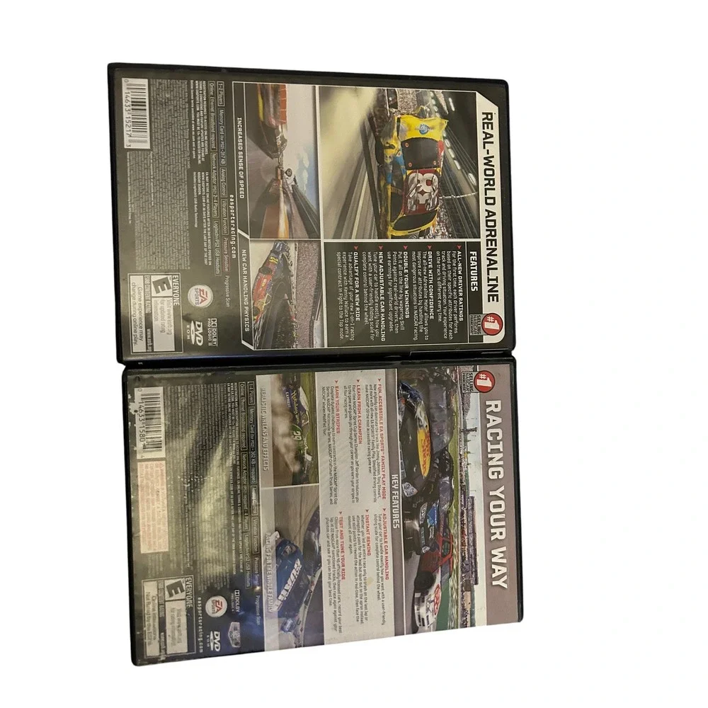 PS2 NASCAR Racing Game Lot (2 Titles) - NASCAR 07 & NASCAR 09 Sony PlayStation 2